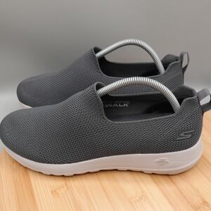 SKECHERS Shoe‎ Men's 8 Gray Slip on Performance Go Walk Max 216170